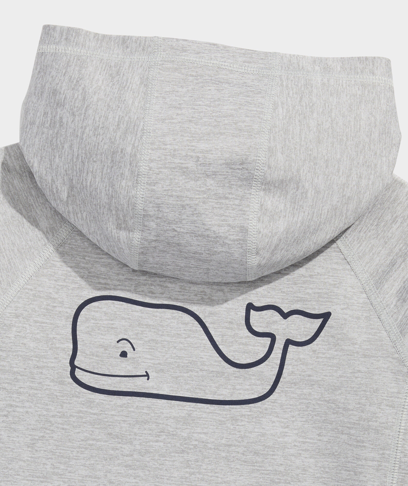 Boys' Performance Whale Outline Harbor Sun Hoodie Tee