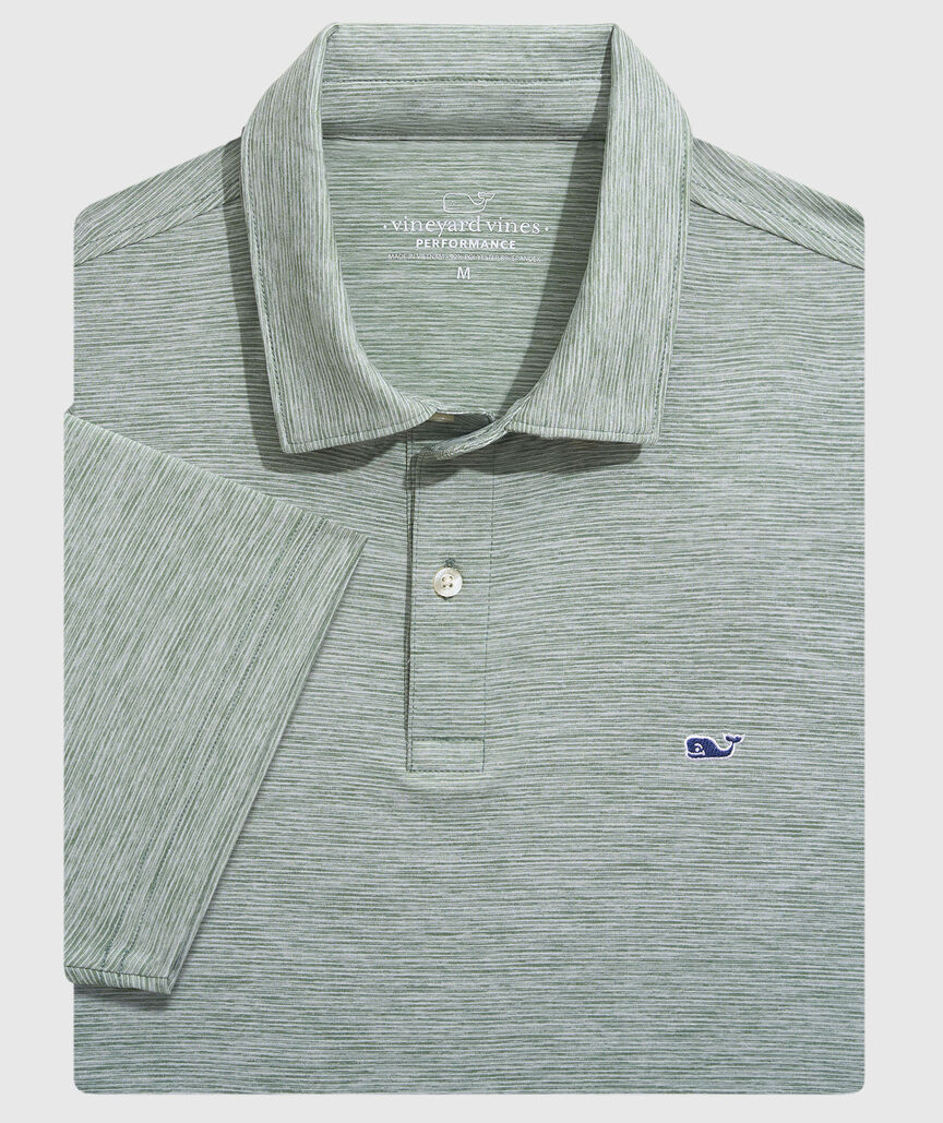 OUTLET St. Jean Stripe Performance Polo