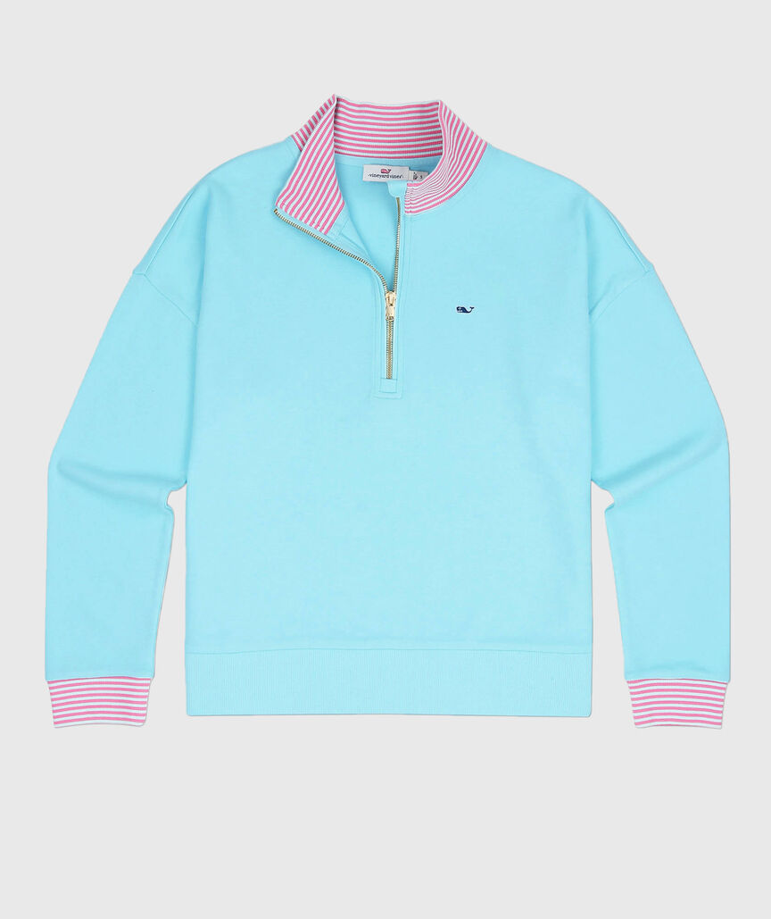 ベリンディ Shop OUTLET Tipped Relaxed Heritage Half-Zip at vineyard vines