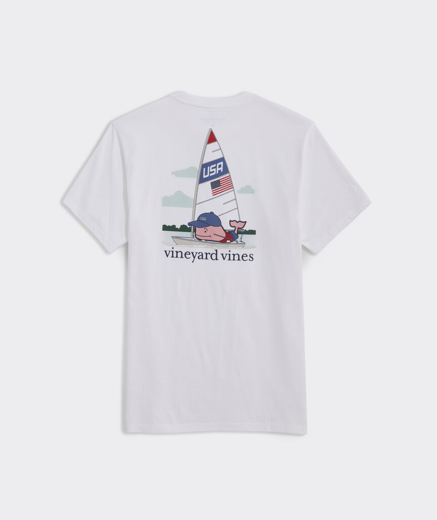 Sail Racing Whale Short-Sleeve Pocket Tee