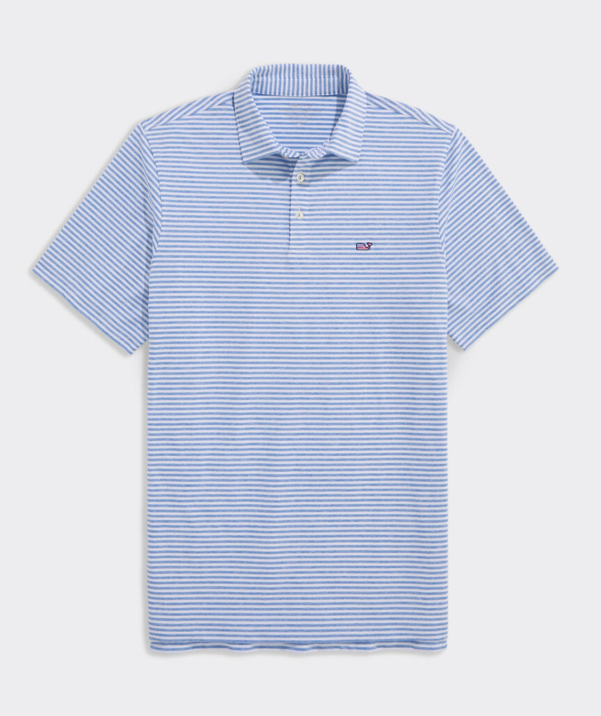 Performance Heathered Winstead Stripe Sankaty Polo