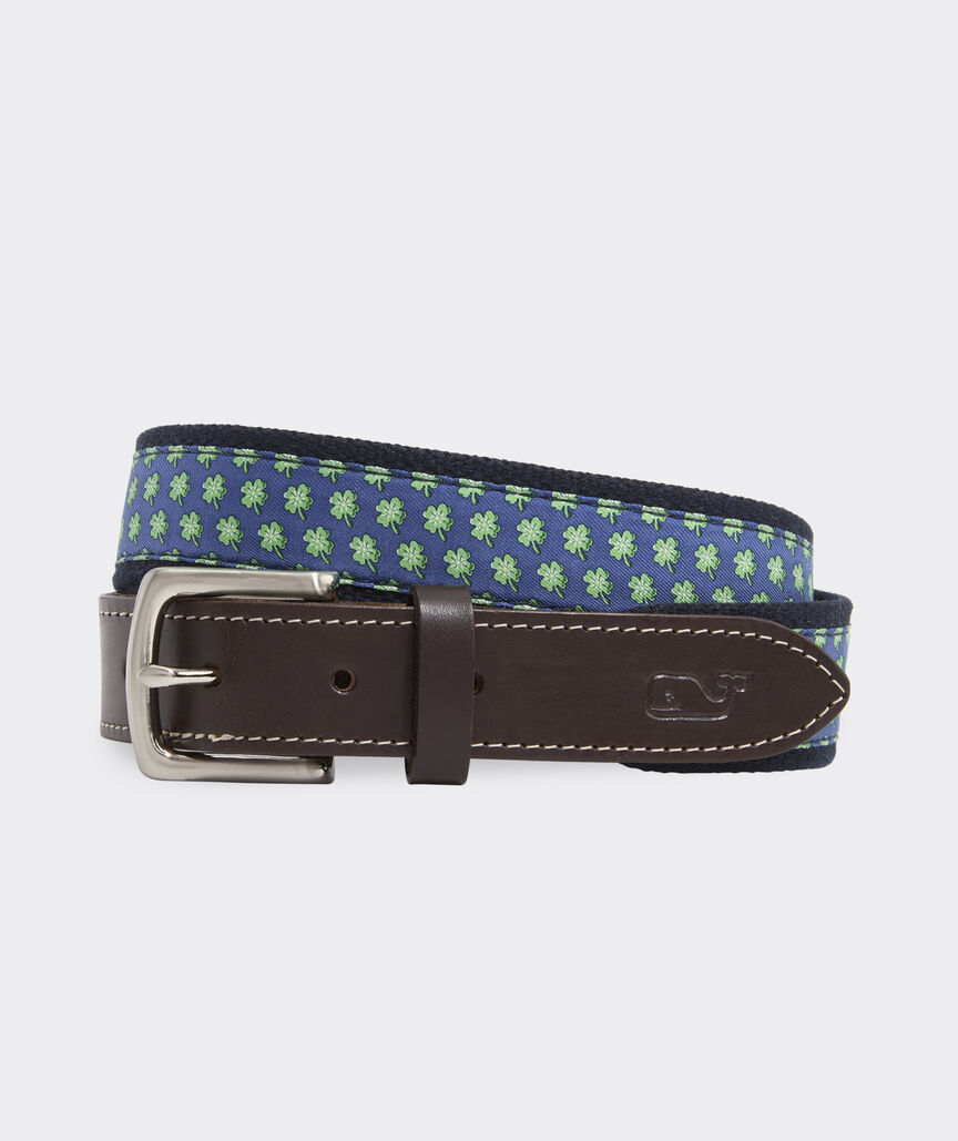Luck of the Irish Canvas Club Belt