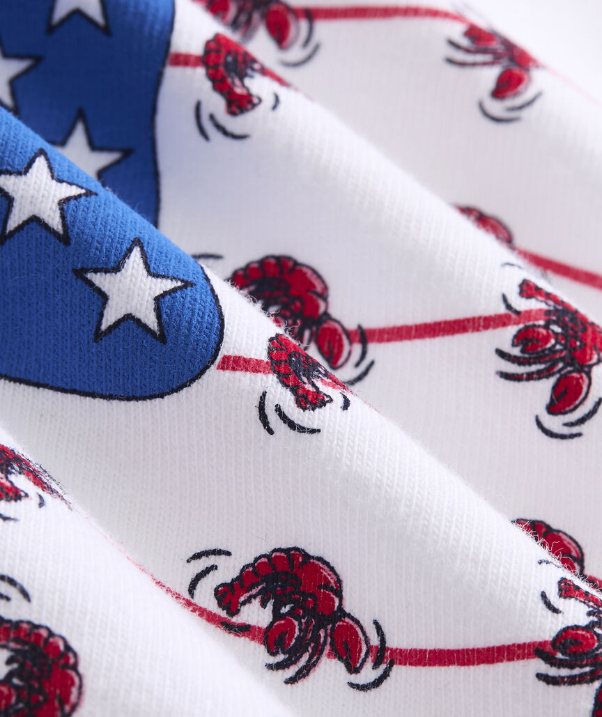 Boys' Lobster Roll Flag Short-Sleeve Pocket Tee