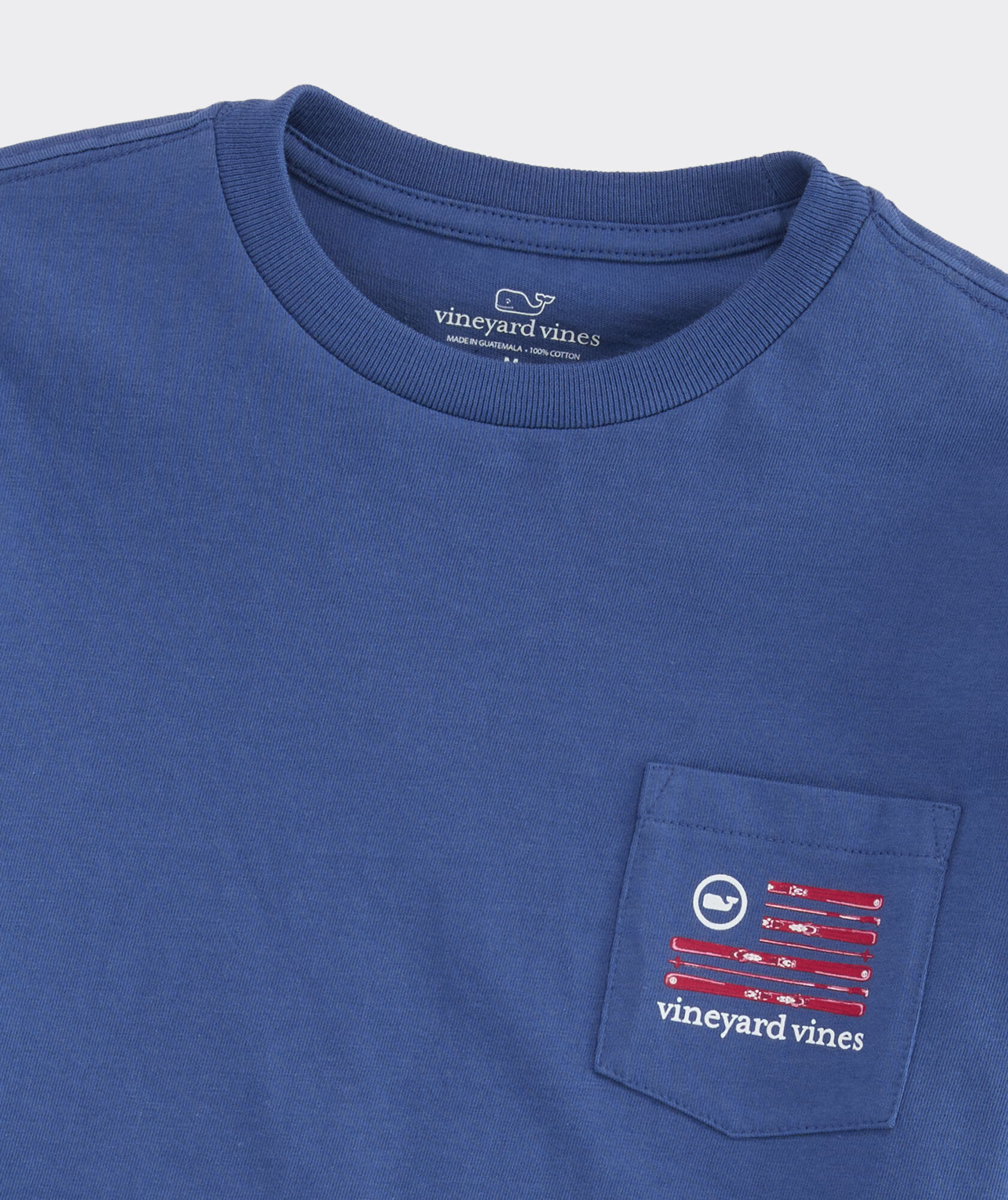 Boys' Ski Flag Long-Sleeve Pocket Tee