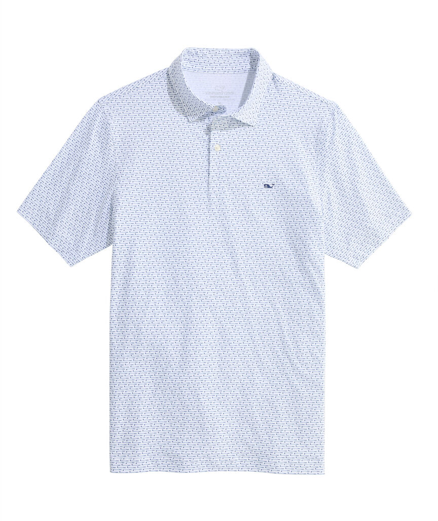 OUTLET Club Stripe Performance Polo