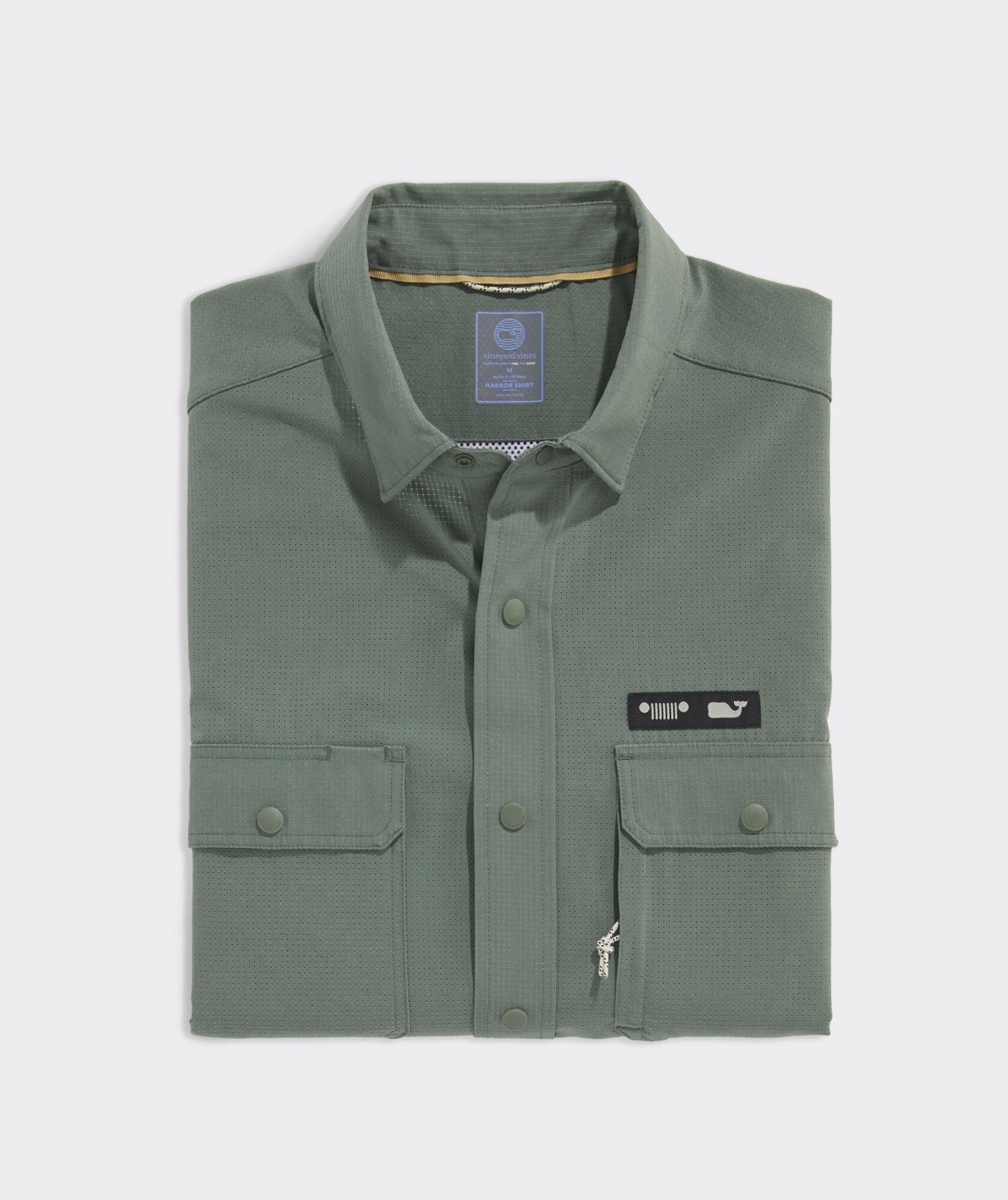 Jeep&reg; Collection Perforated Performance Short-Sleeve Shirt