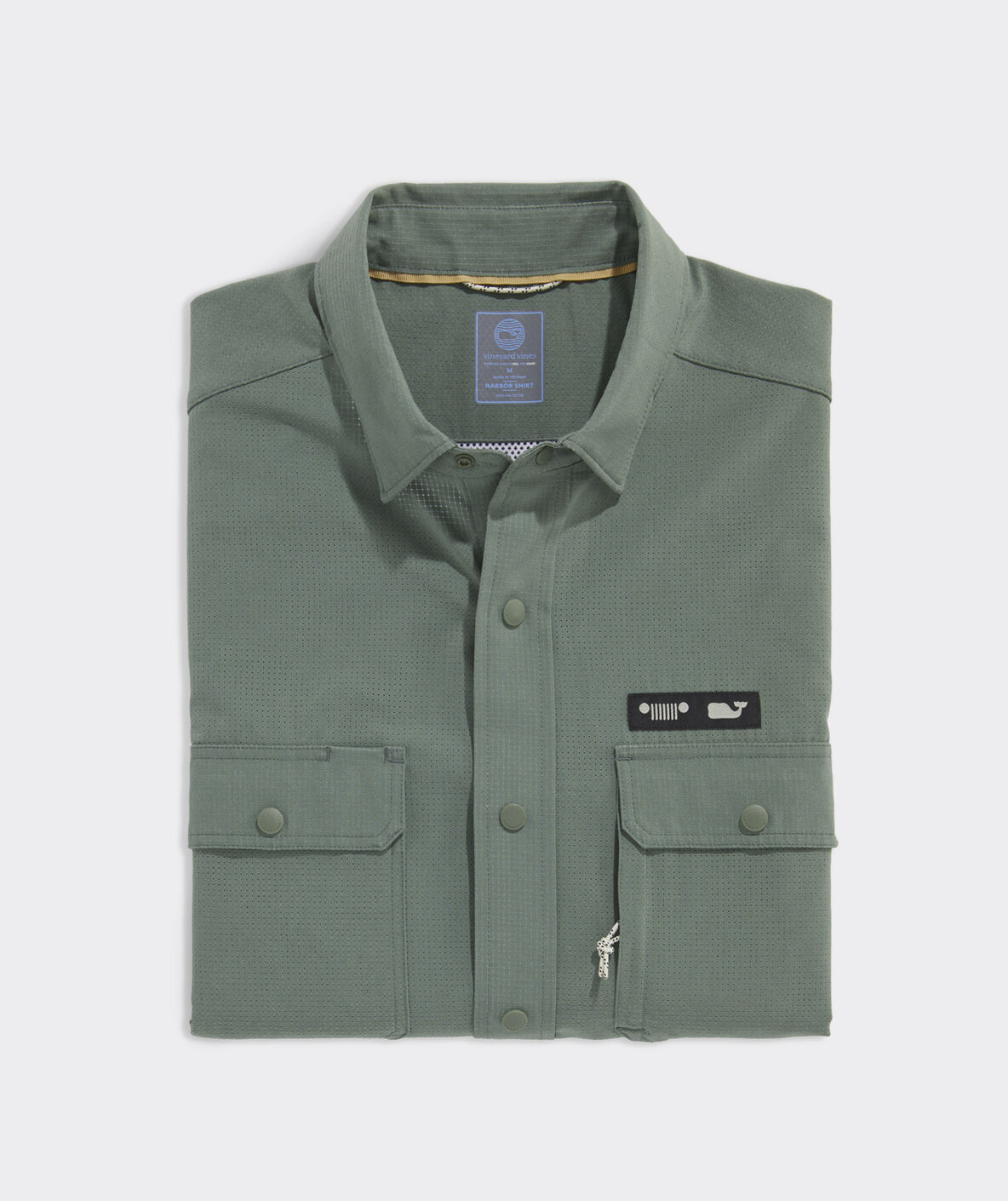 jeep dress shirts Jeep x KJP Men's Embroidered Madras Long Sleeve Shirt Kiel James Patrick