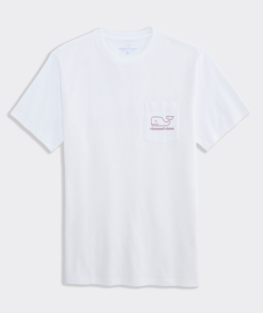 Stripe Whale Short-Sleeve Pocket Tee