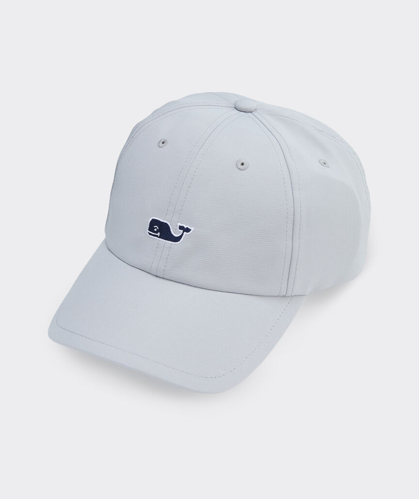 Embroidered Whale Patch Performance Baseball Hat