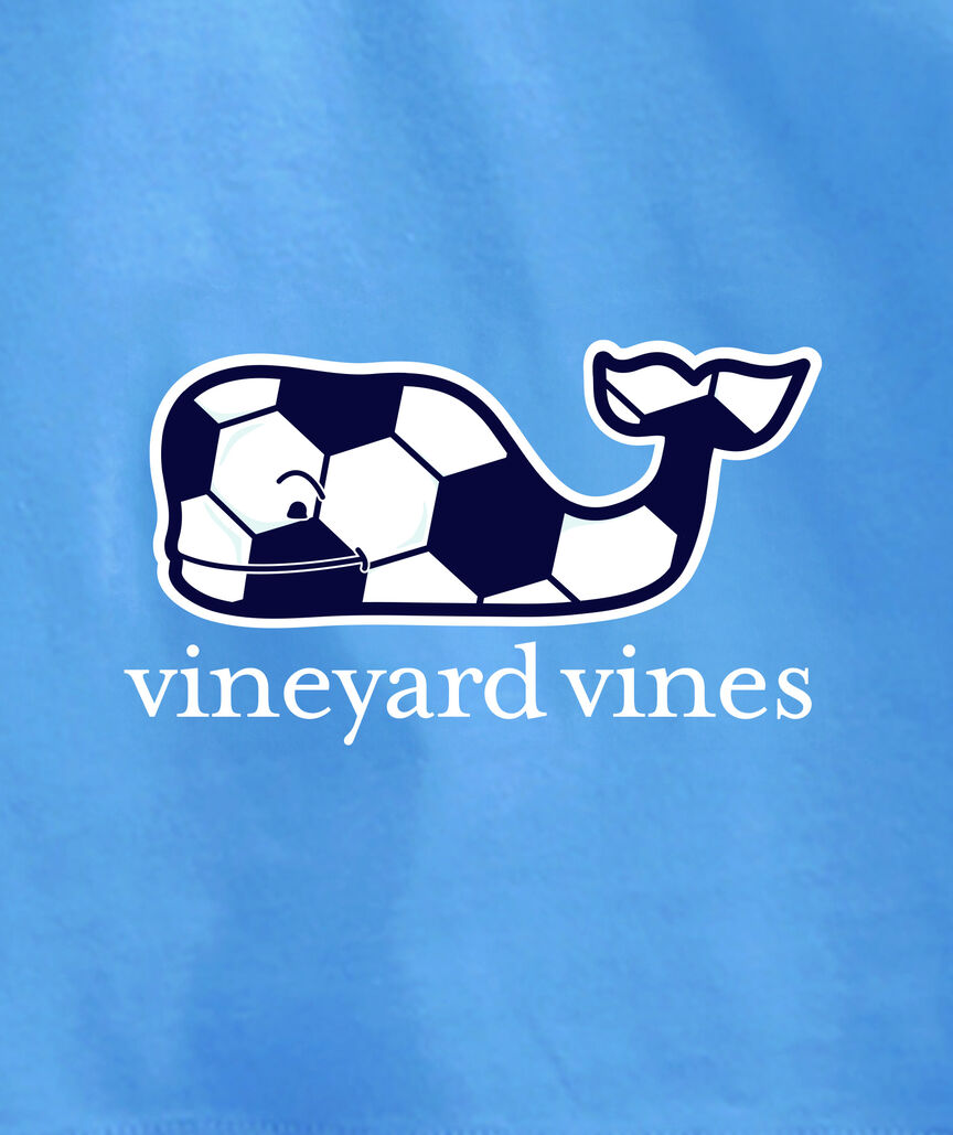 OUTLET Boys' Soccer Ball Whale Short-Sleeve Pocket Tee