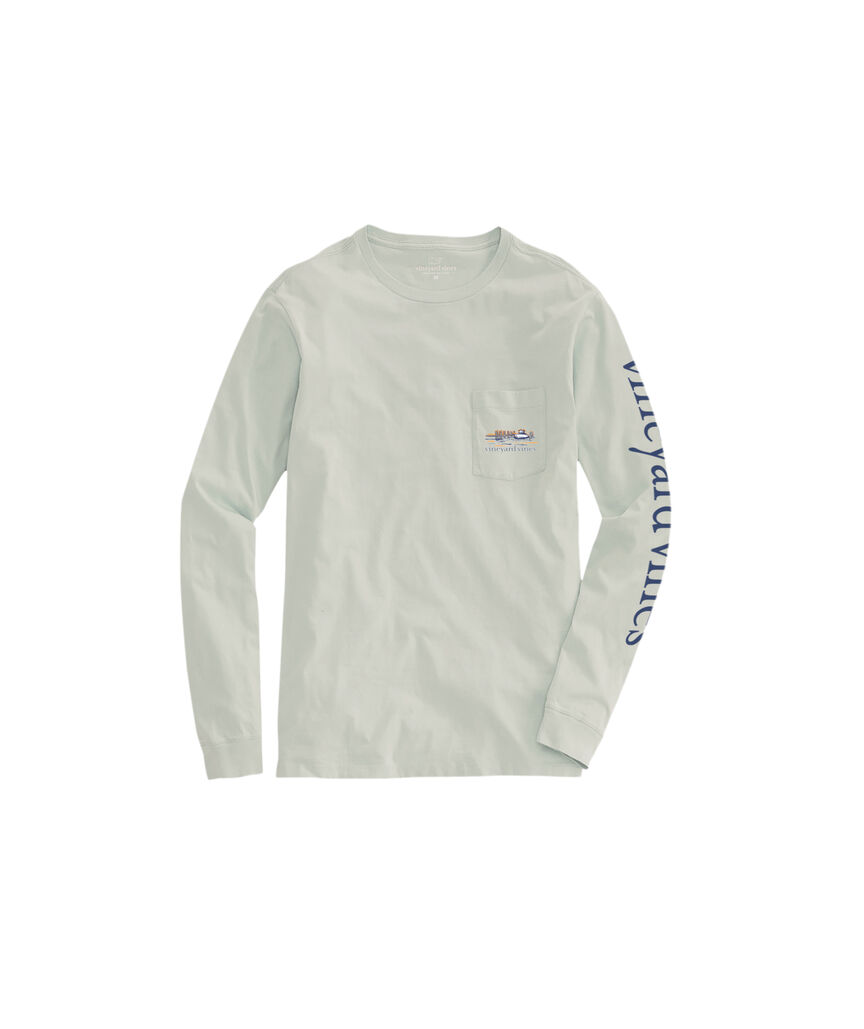 OUTLET Dockside Autumn Wakes Long-Sleeve Pocket Tee