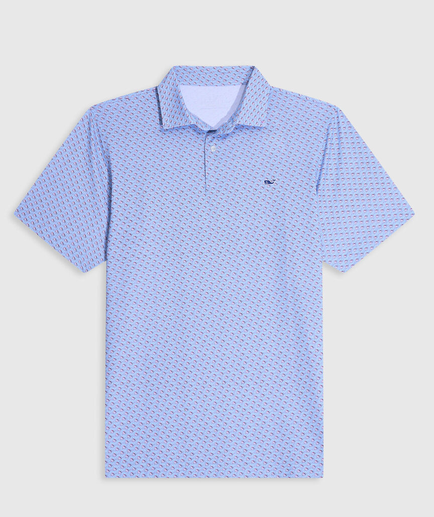 OUTLET Performance Santa Whale Polo