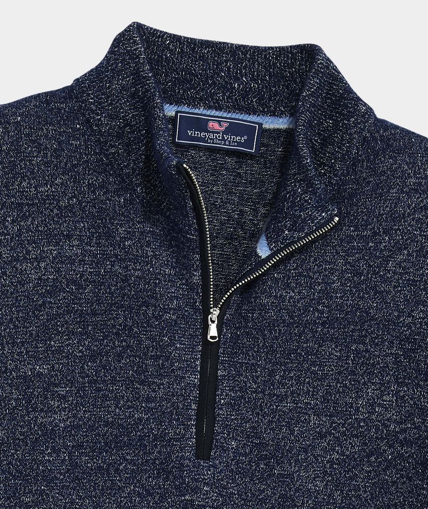 Cashmere Linen Quarter Zip