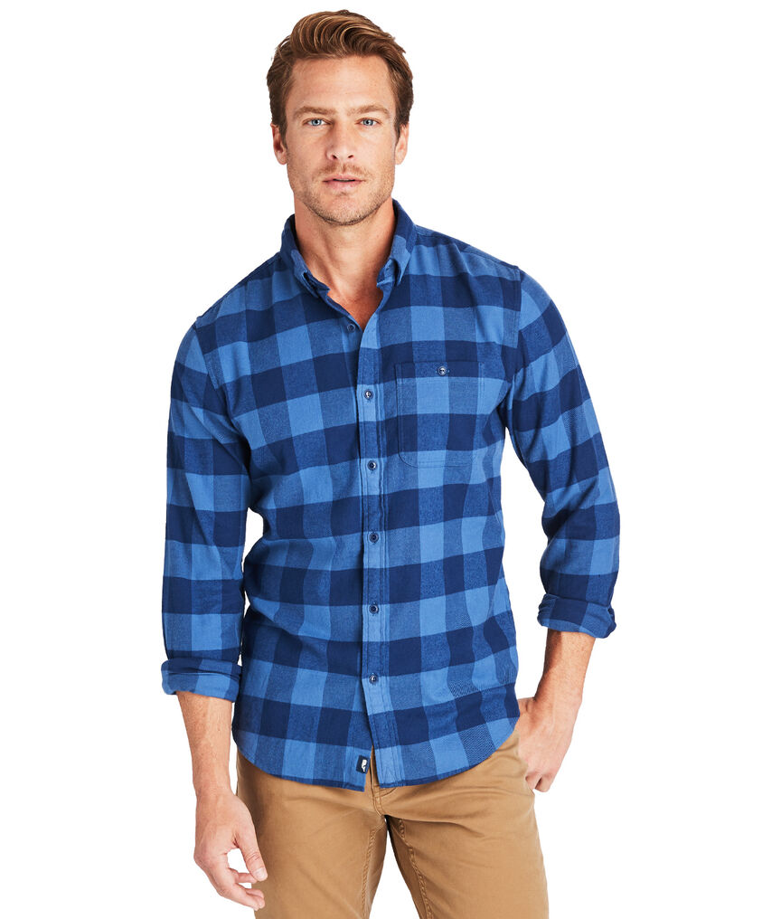 Slim Fit Squam Flannel Longshore Button-Down Shirt