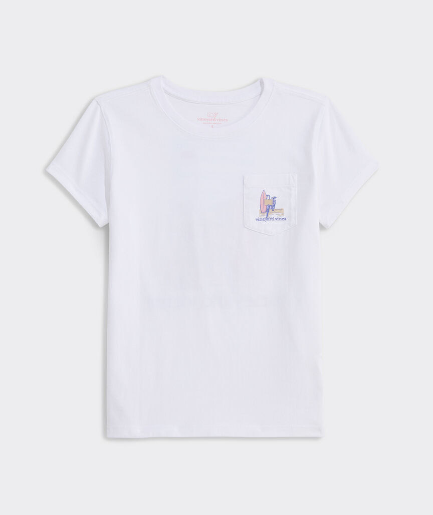 Girls’ Beach Bike Dog Short-Sleeve Pocket Tee