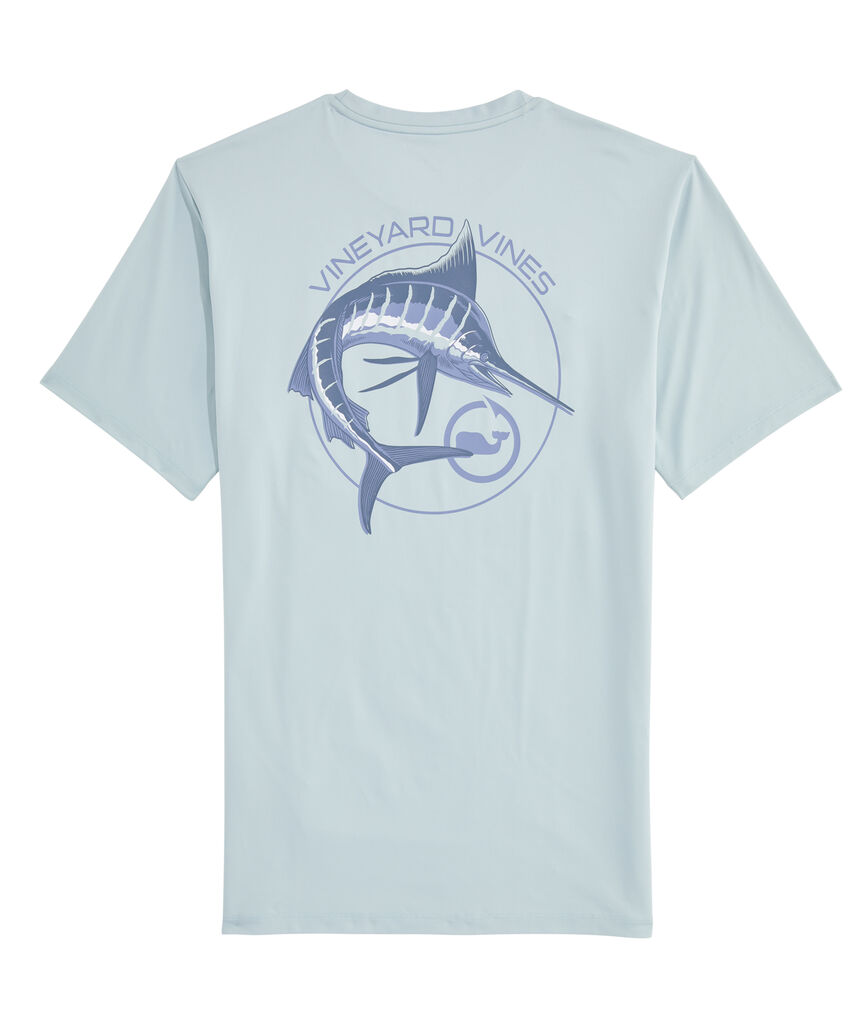 OUTLET Marlin Circle Short-Sleeve Performance Tee