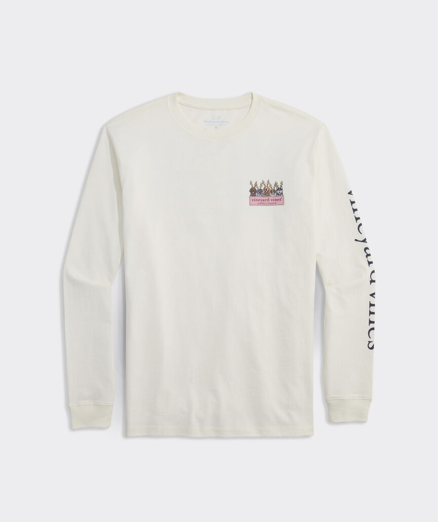 Reindeer Pups Logo Box Long-Sleeve Tee