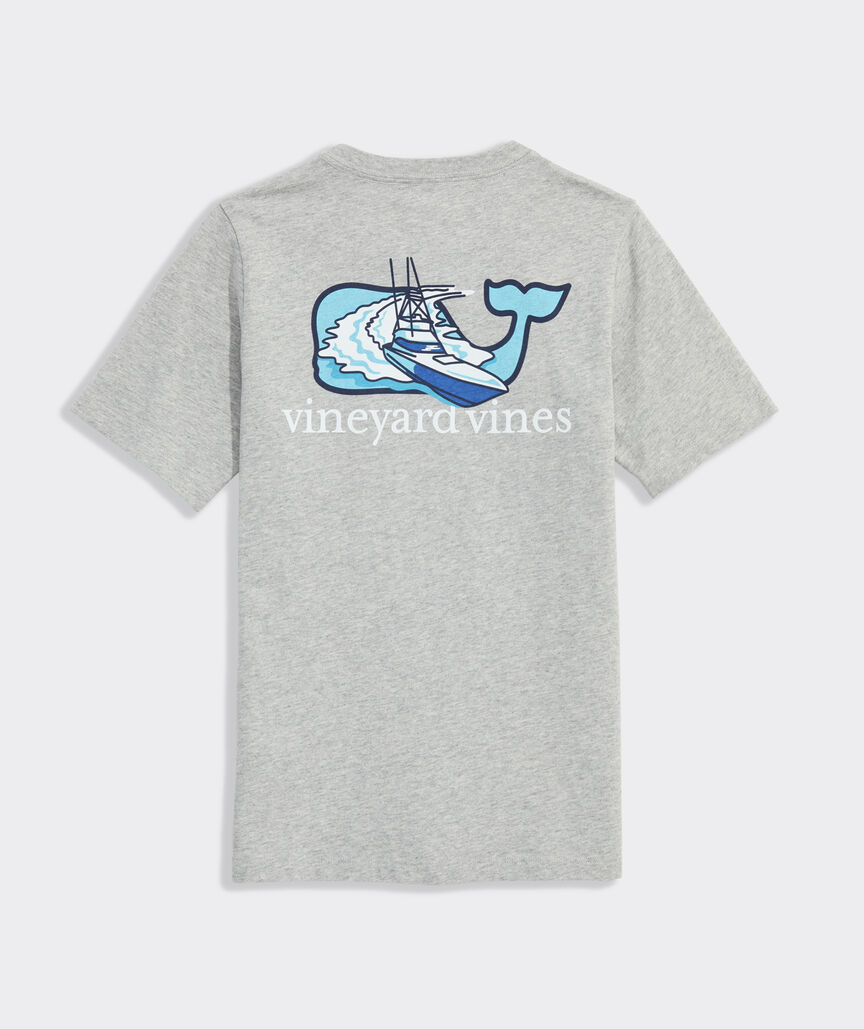 Boys' Sportfisher Whale Short-Sleeve Pocket Tee