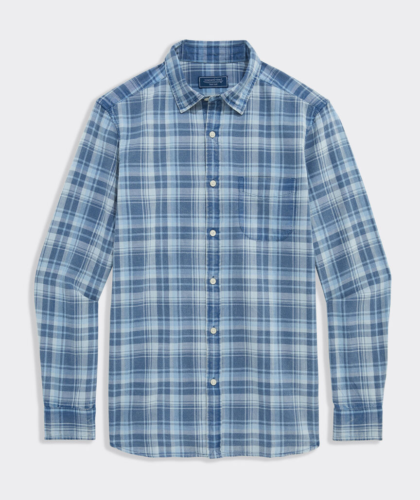 Seafarer Plaid Island Cotton Shirt