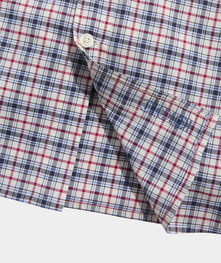 On-The-Go Nylon Plaid Shirt