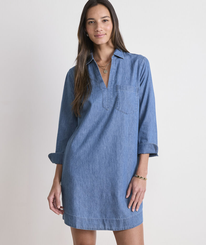 Margo Chambray Shirtdress