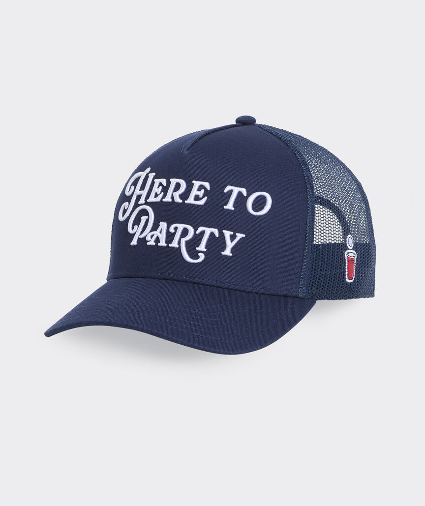 Here To Party Hi-Pro Trucker Hat