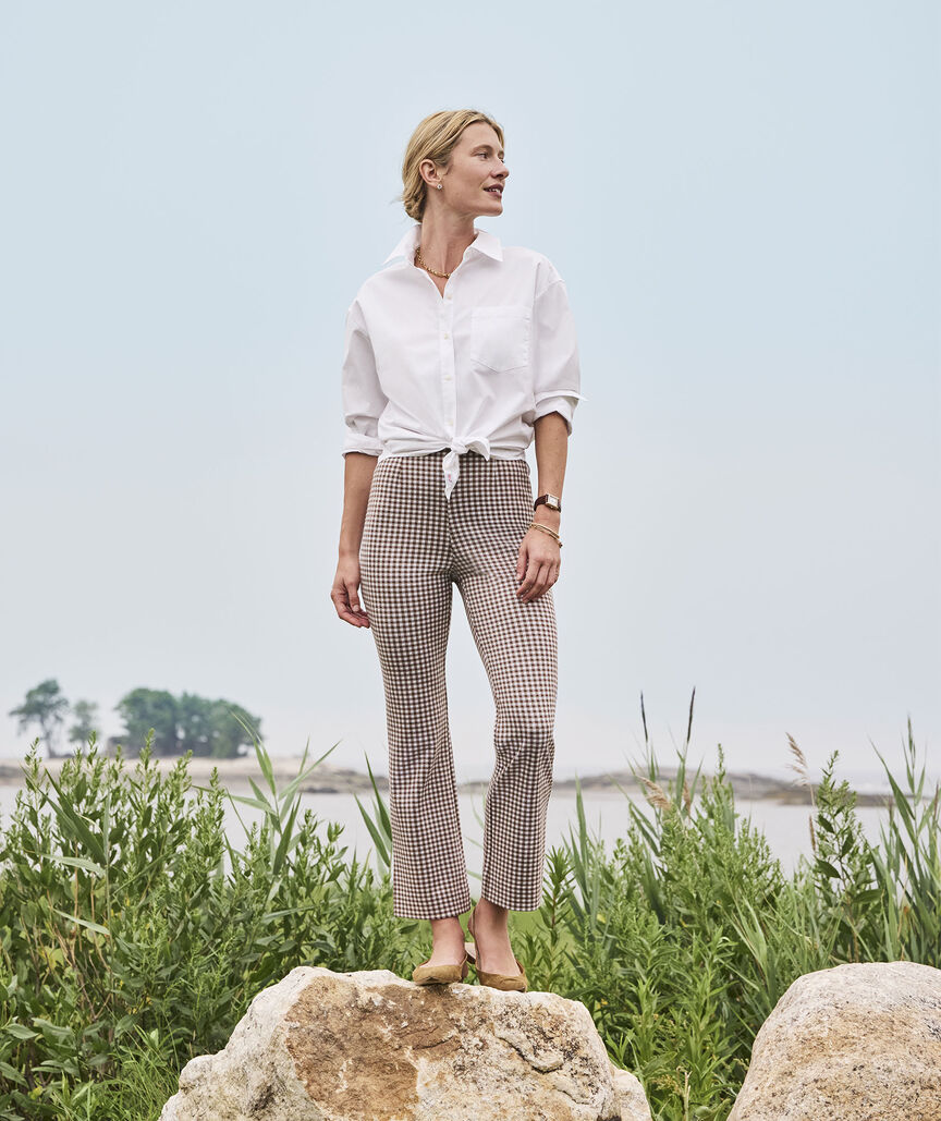Gingham Peyton Ponte Pants