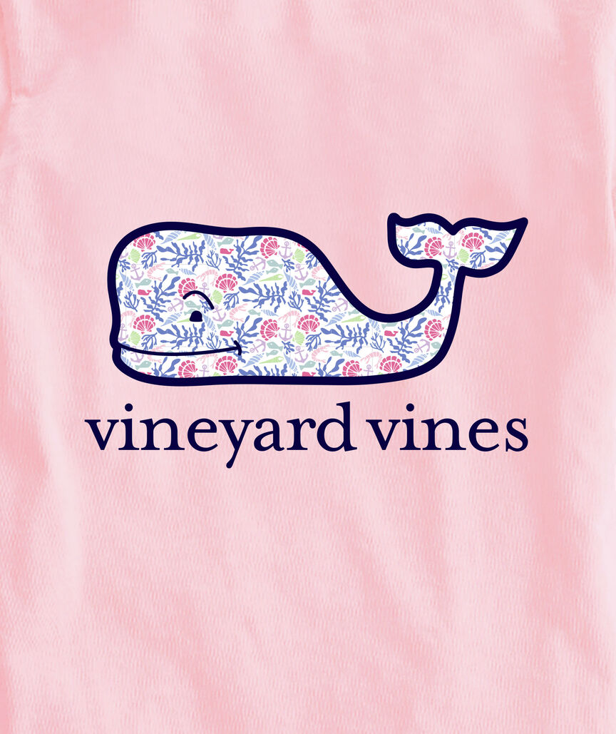 OUTLET Girls' Sea Critter Whale Short-Sleeve Pocket Tee