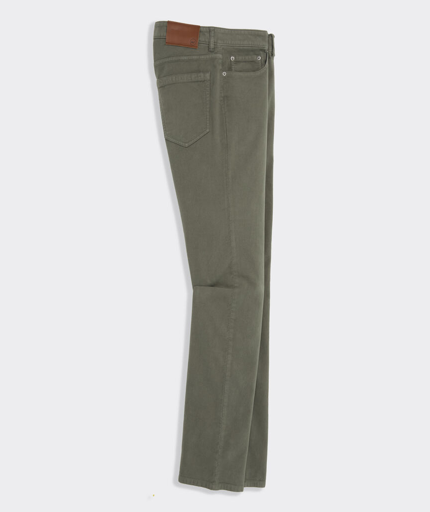 Brushed Cotton 5-Pocket Pants