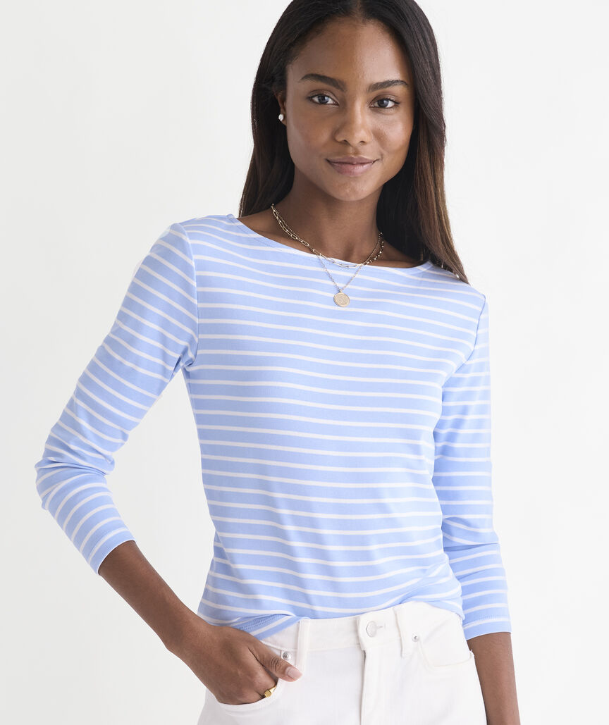 Deluxe Boatneck Tee
