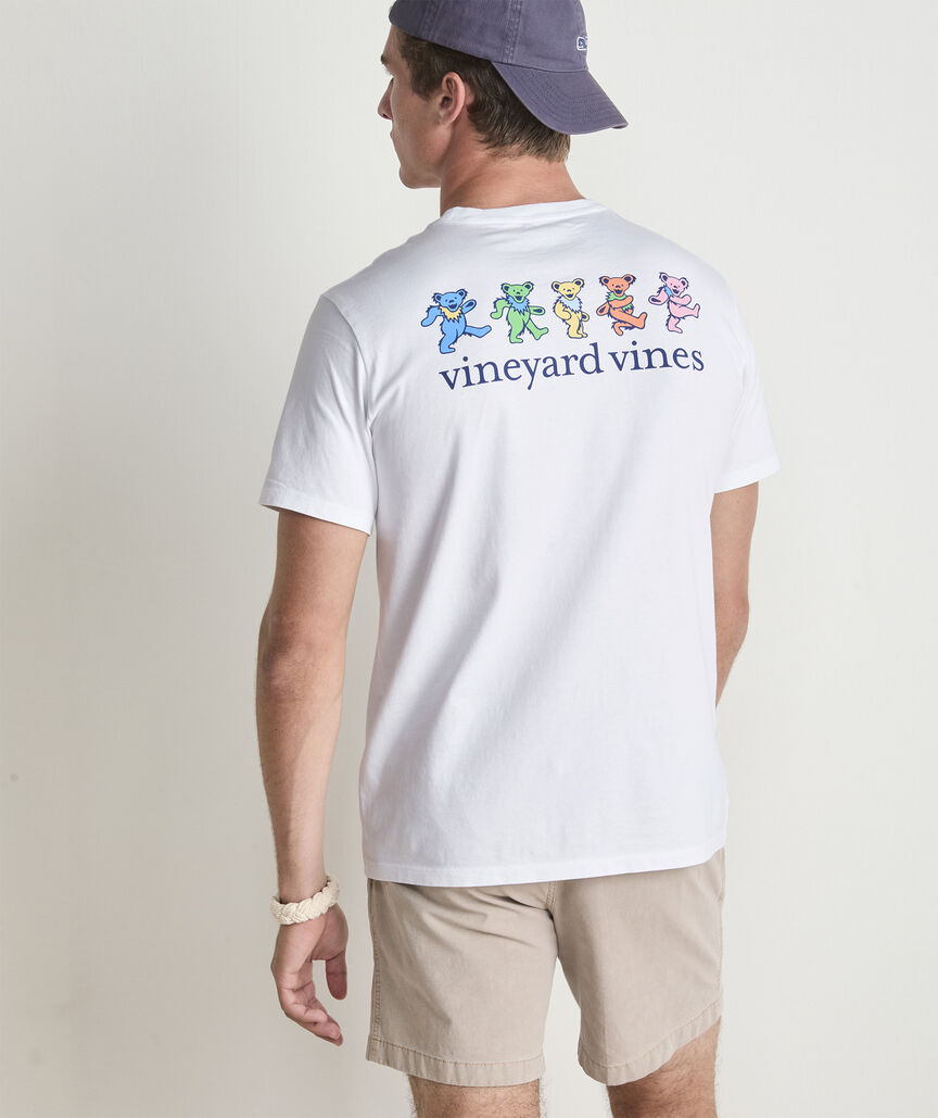 Grateful Dead x vineyard vines Dancing Bears Short-Sleeve Pocket Tee