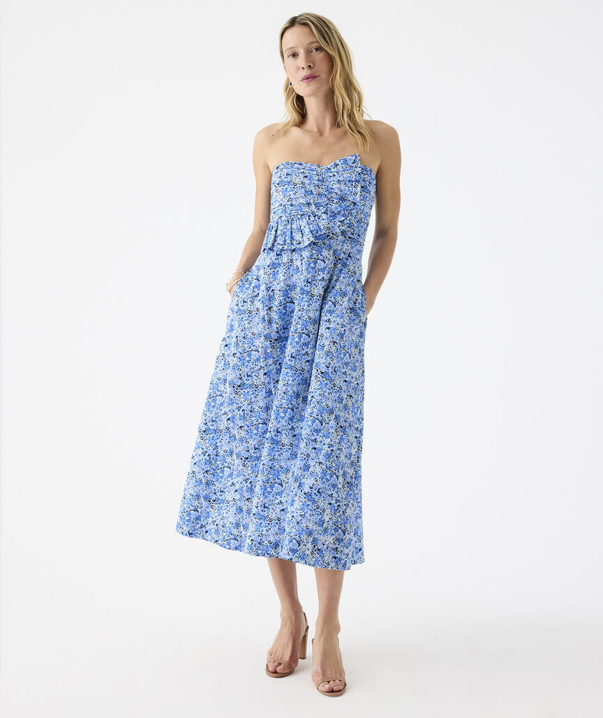 Kentucky Derby Women's Strapless Swing Dress