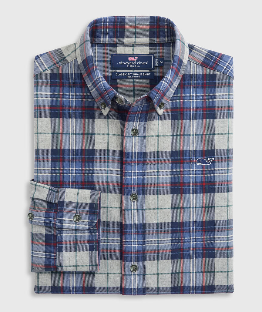 OUTLET Flannel Plaid Shirt