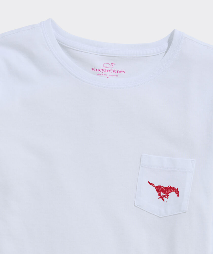 SMU Women's Tailgate Long-Sleeve Pocket Tee
