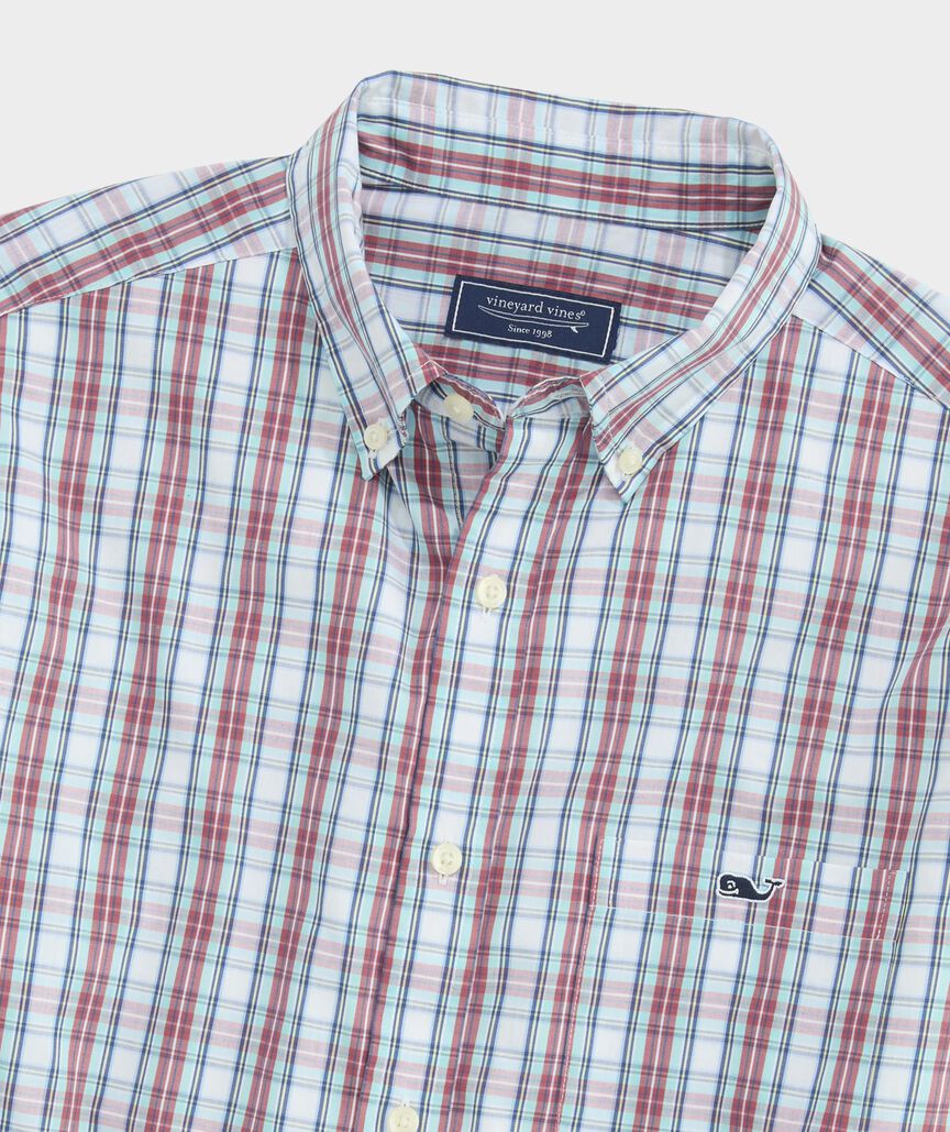 Wavecrest Plaid Perfect Wash Poplin Shirt