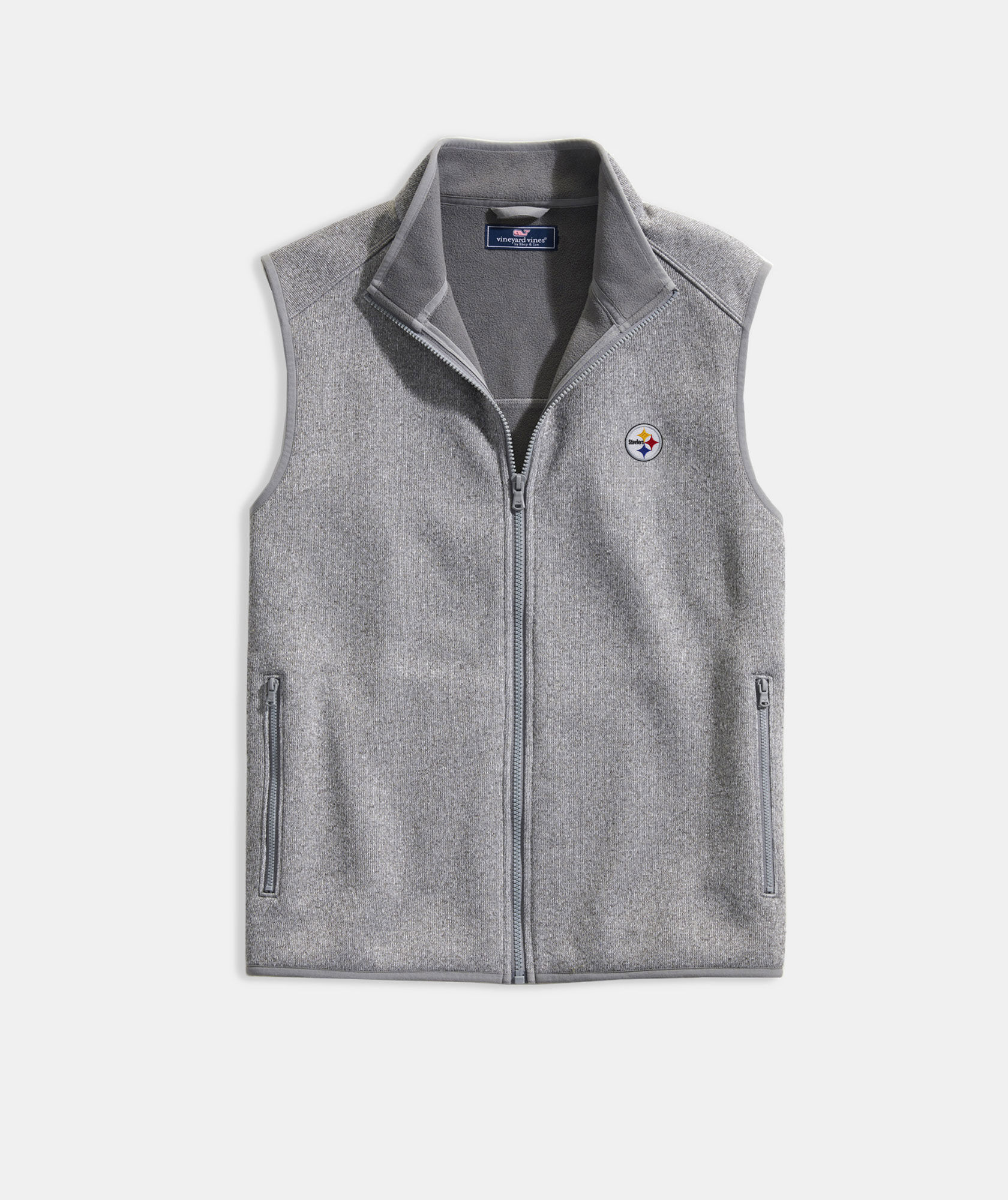 Pittsburgh Steelers Mountain Sweater Fleece Vest