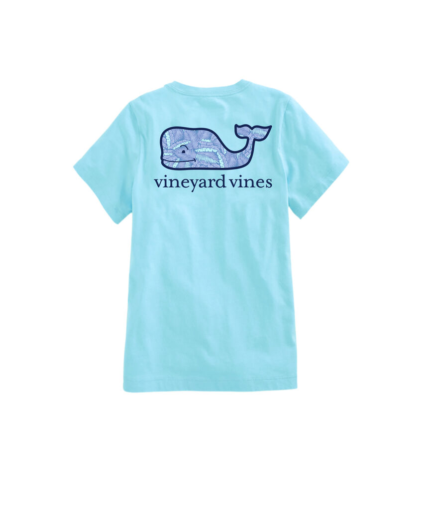 OUTLET Vintage Leaf Whale Short-Sleeve Pocket Tee