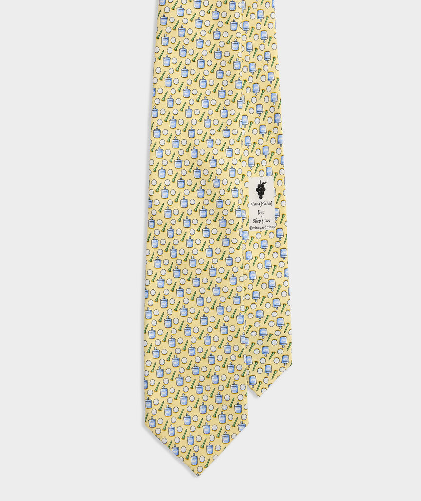 Golf Balls & Washer Printed Tie