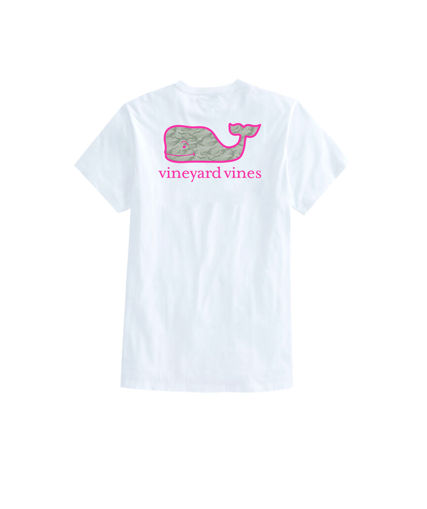 OUTLET Camo Whale Short-Sleeve Pocket Tee