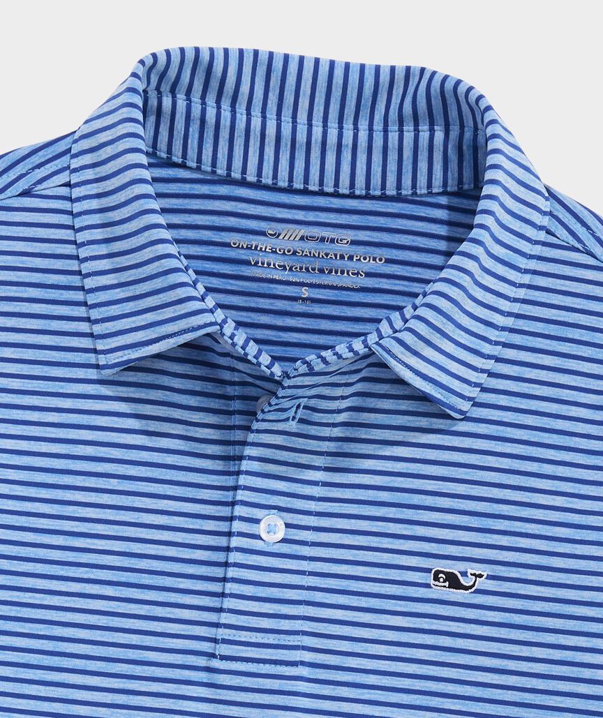 Boys' Performance Bradley Stripe Sankaty Polo