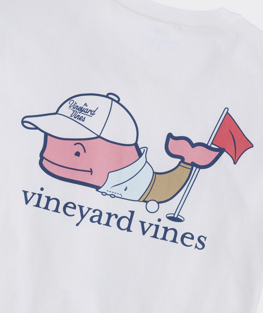 Golf Whale Long-Sleeve Pocket Tee