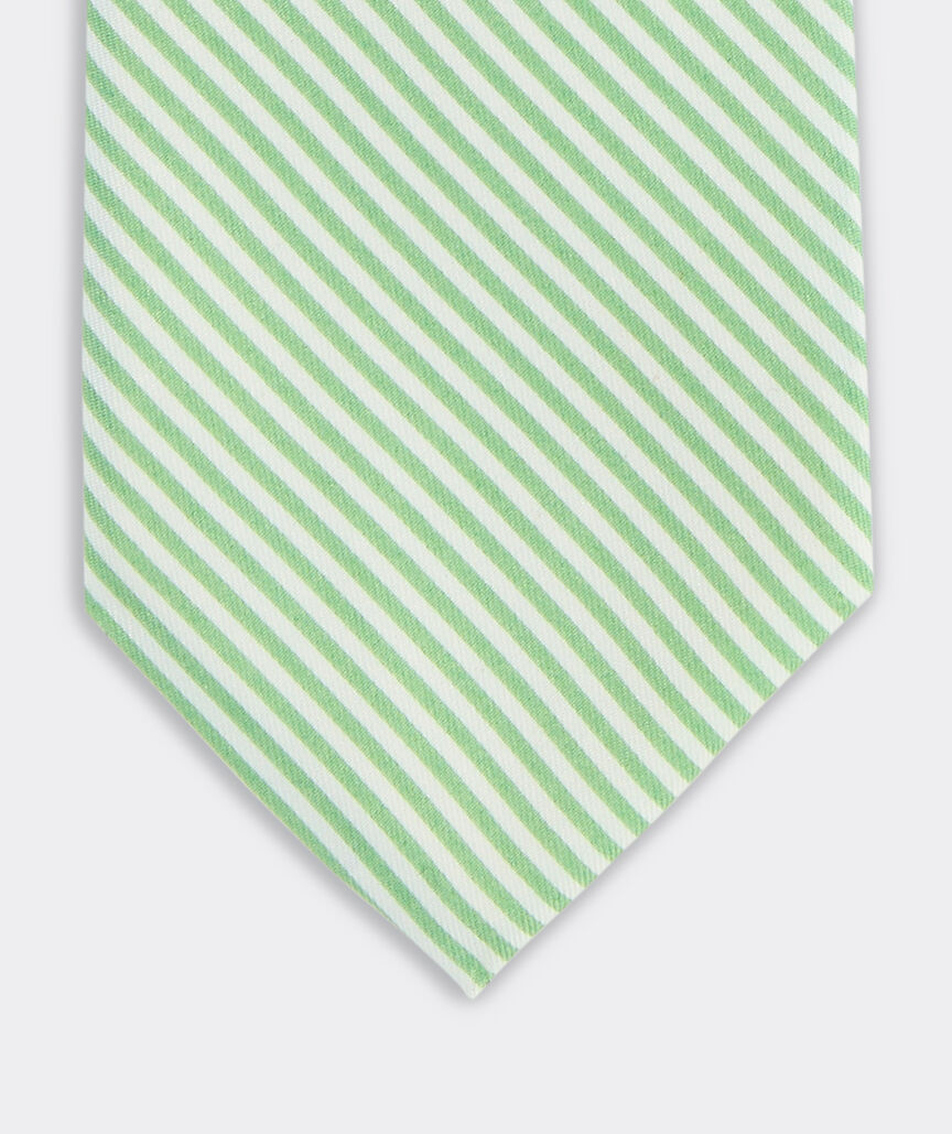 Vineyard Seersucker Silk Tie