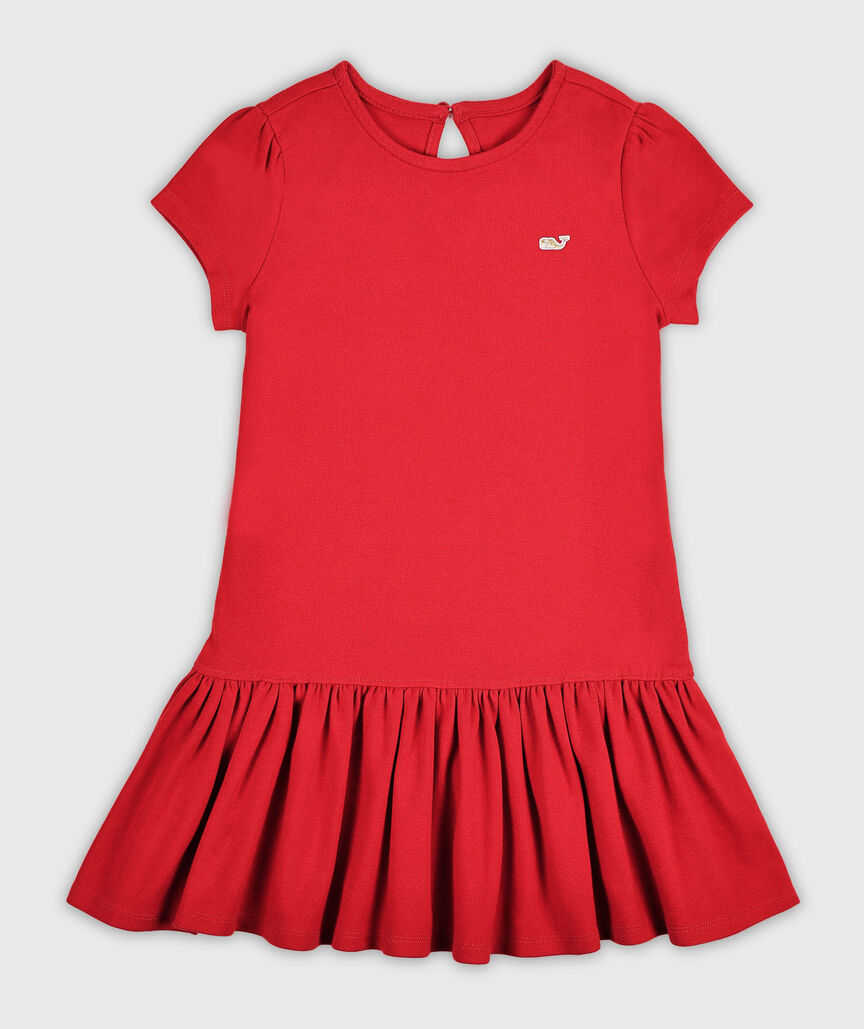 OUTLET Girls' Knit Peplum Dress