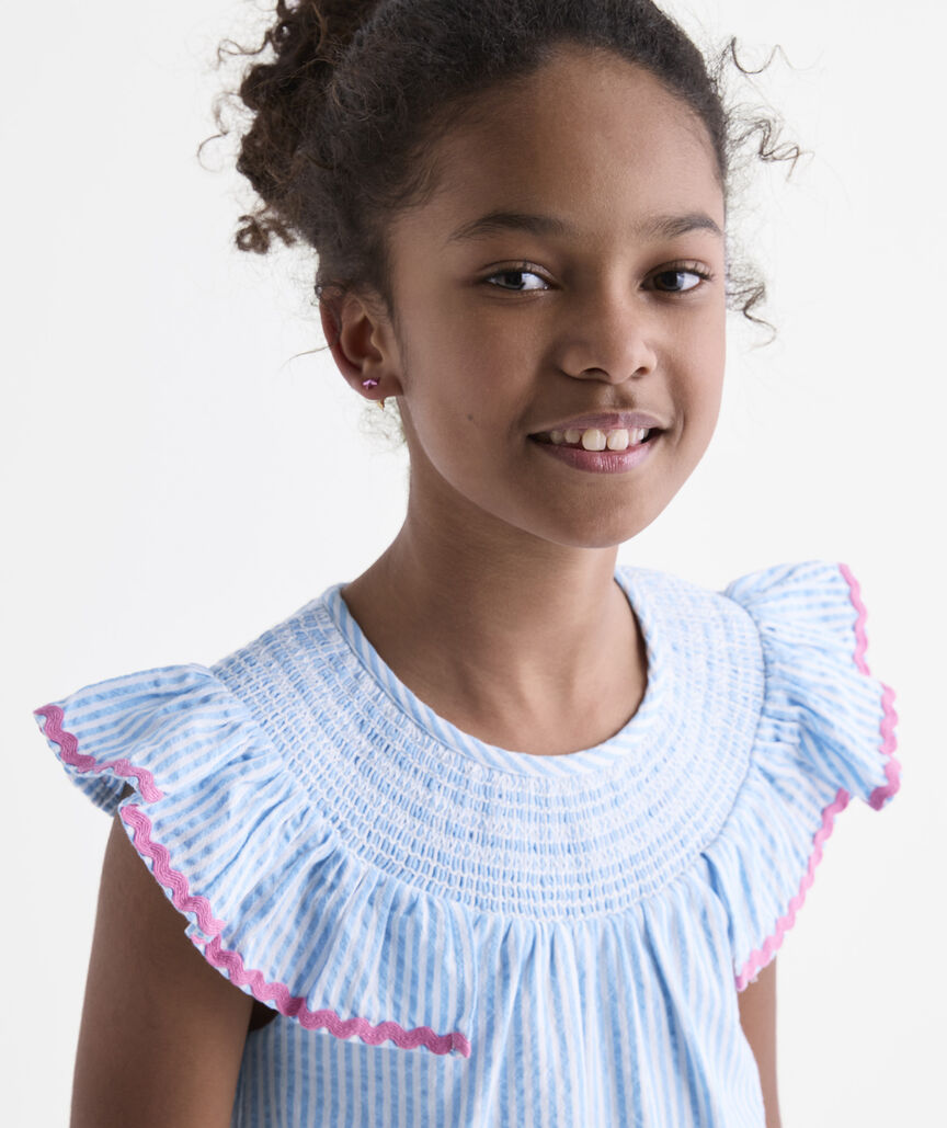 Girls' Regan Seersucker Dress