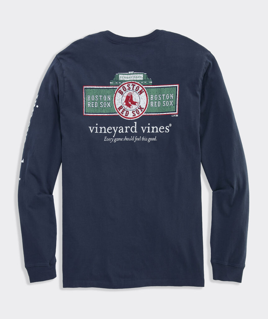 Boston Red Sox Green Monster Long-Sleeve Pocket T-Shirt