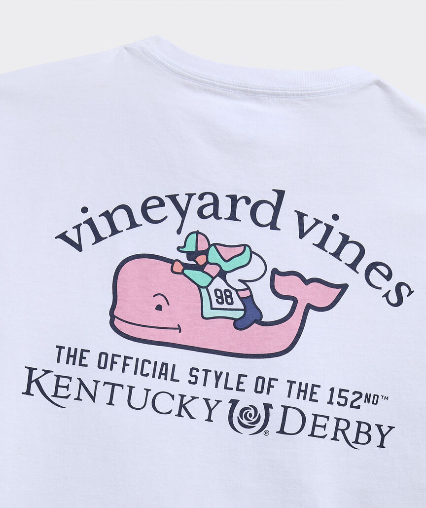 Kentucky Derby Whale & Jockey Short-Sleeve Pocket Tee