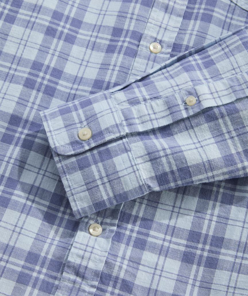 Hummock Pond Plaid Island Cotton Shirt