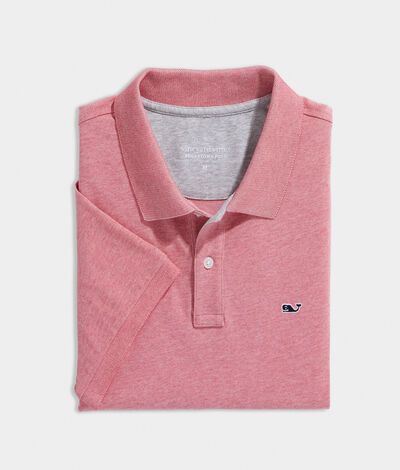 Vineyard Vines Men's Custom Edgartown Polo Shirt (Pink) (Size: XS)