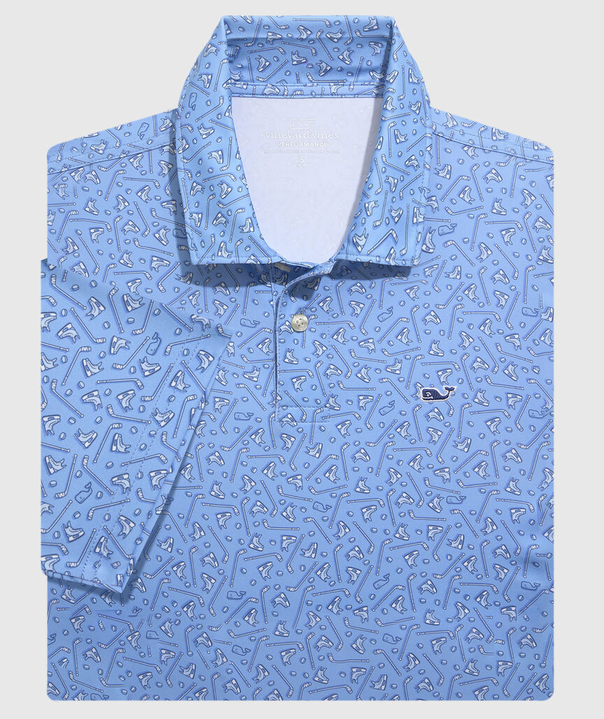 OUTLET Boys' Scattered Hockey Gear Performance Polo