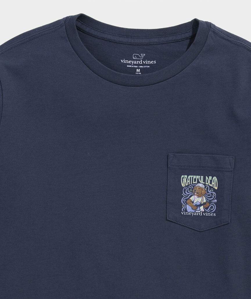 Grateful Dead x vineyard vines Dog Long-Sleeve Pocket Tee